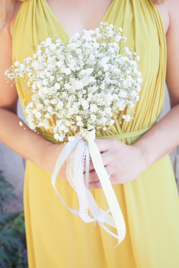 Wedding Photo by Christine Bentley Photography of Bridesmaid with bouquet
